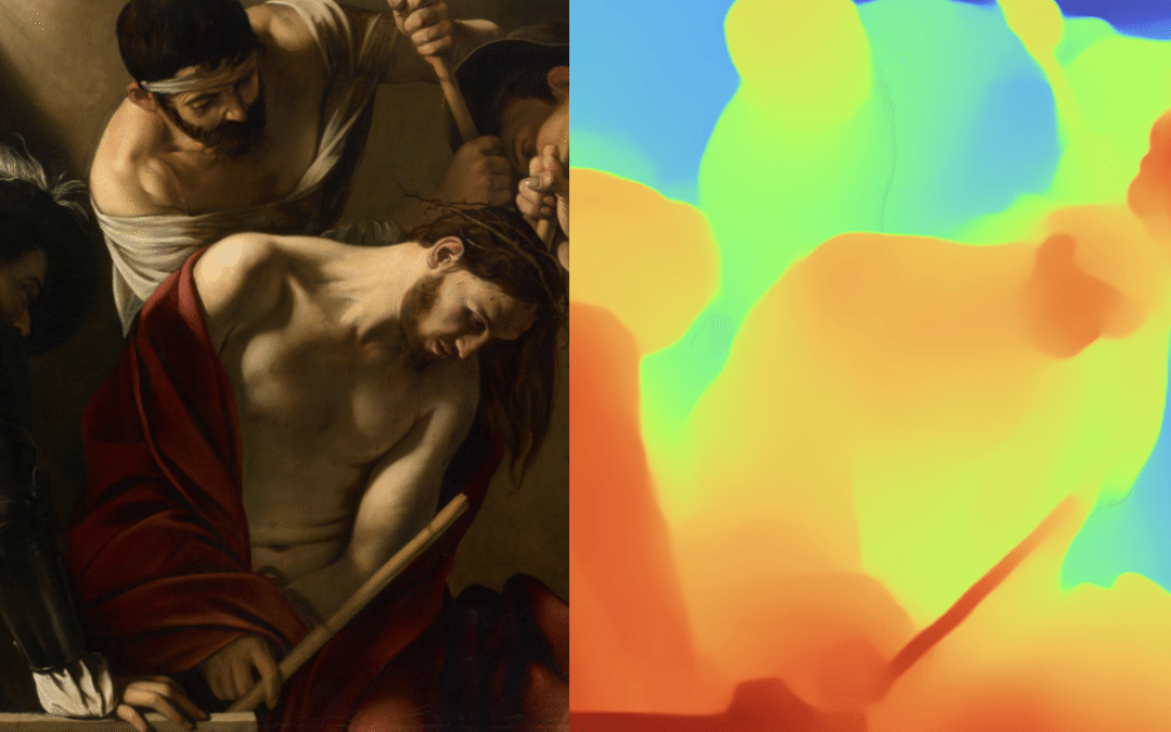 Depth Estimation for Artwork Analysis: a QuantumSpace Technological Solution